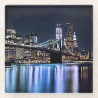 Ansicht New York der Brooklyn-Brückenreflexion