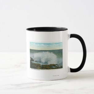 Ansicht Portlands, MainePeaks Insel der Brandung Tasse