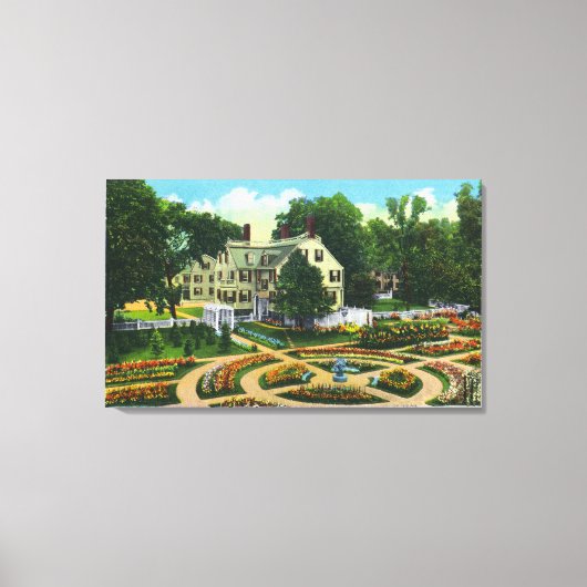 Ansicht "Ropes Memorial and Botanical Gardens" # 1 Leinwanddruck (Vorderseite)