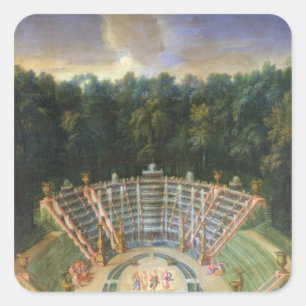 Ansicht Salle de Bal Quadratischer Aufkleber