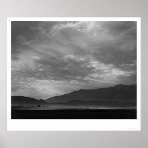 Ansicht Schalter über Manzanar, Staubsturm 1943 Poster