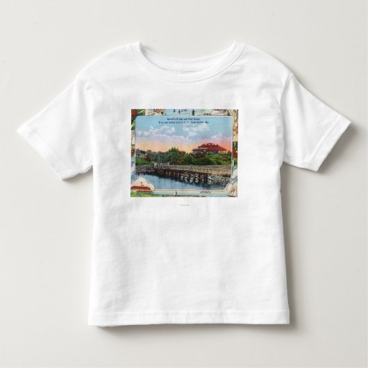 Ansicht Sewalls von Brücke und von Klubhaus Kleinkind T-shirt (Vorderseite)