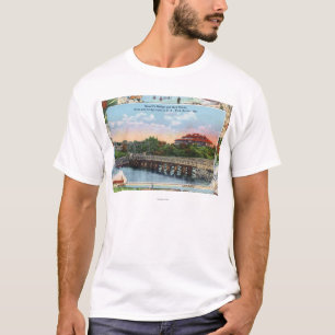 Ansicht Sewalls von Brücke und von Klubhaus T-Shirt
