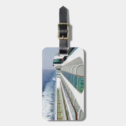 Ansicht über Balkon-Reihe Personalzied Gepäckanhänger (Vorderseite vertikal)