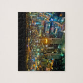 Ansicht über Bangkok nachts von Baiyoke Turm II Puzzle (Vertikal)