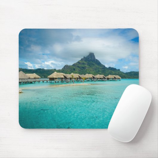 Ansicht über Bora Bora Insel mousepad (Mit Mouse)