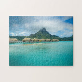 Ansicht über Bora Bora Puzzlen Insel Puzzle (Horizontal)