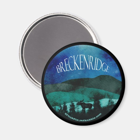Ansicht über den Breckenridge Magnet (Vorderseite/Rückseite)