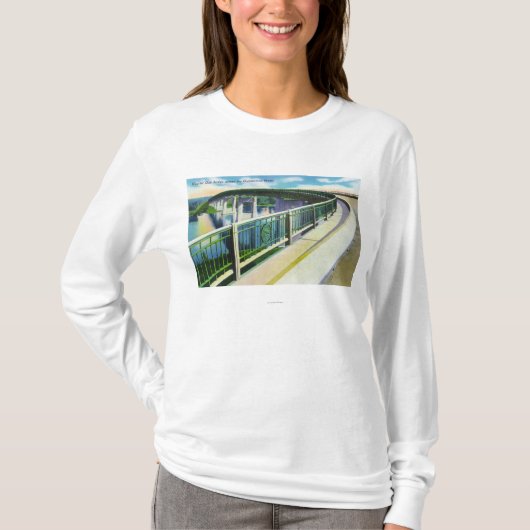 Ansicht über den Connecticut River T-Shirt (Vorderseite)