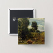 Ansicht über den Fluss SID, nahe Sidmouth, c.1852 Button (Vorne & Hinten)
