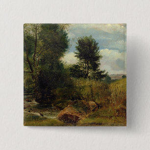 Ansicht über den Fluss SID, nahe Sidmouth, c.1852 Button