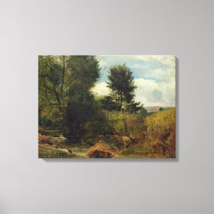 Ansicht über den Fluss SID, nahe Sidmouth, c.1852 Leinwanddruck