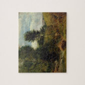 Ansicht über den Fluss SID, nahe Sidmouth, c.1852 Puzzle (Vertikal)