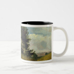 Ansicht über den Fluss SID, nahe Sidmouth, c.1852 Zweifarbige Tasse