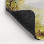 Ansicht über den Hudson, c.1840-45 (Öl auf Platte) Mousepad (Ecke)
