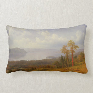 Ansicht über den Hudson, der über dem Tappen Zee Lendenkissen