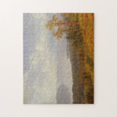 Ansicht über den Hudson, der über dem Tappen Zee Puzzle (Vertikal)