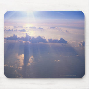 Ansicht über dichte Wolke Mousepad