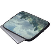 Ansicht über eine breite Landschaft, mit Bäumen im Laptopschutzhülle (Vorne Knopf)