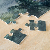 Ansicht über eine breite Landschaft, mit Bäumen im Puzzle (Seite)