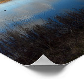 Ansicht über Feuchtgebiete hinweg Poster (Ecke)