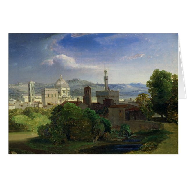 Ansicht über Florenz, c.1829 (Vorderseite (Horizontal))