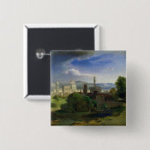 Ansicht über Florenz, c.1829 Button (Vorne & Hinten)