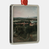 Ansicht über Greenwich-Park in Richtung zu London Ornament Aus Metall (Rechts)