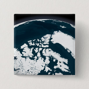 Ansicht über Grönland und den Nordpolarmeer Button