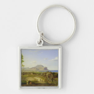 Ansicht über Palermo, 1828 Schlüsselanhänger