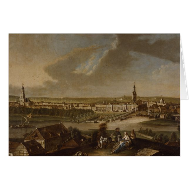 Ansicht über Potsdam von Brauhausberg, 1772 (Vorderseite (Horizontal))