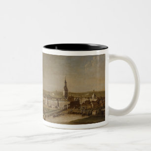 Ansicht über Potsdam von Brauhausberg, 1772 Zweifarbige Tasse