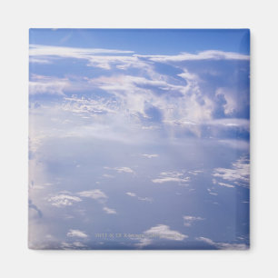 Ansicht über zerstreute Wolke Magnet