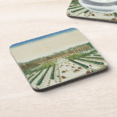 Ansicht und Perspektive des Palais Royal von Getränkeuntersetzer (Linke Seite)