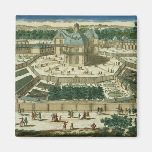 Ansicht und Perspektive des Salons de la Menagerie Magnet