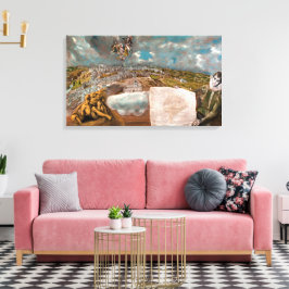 Ansicht und Plan von Toledo | El Greco | Leinwanddruck