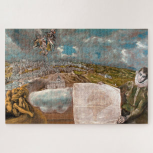 Ansicht und Plan von Toledo El Greco Puzzle