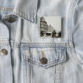 Ansicht-unten Oxford-Straße, London (b/w Foto) Button (Beispiel)