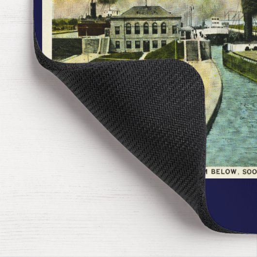 Ansicht unter das Soo, Soo Verschlüsse, Michigan Mousepad (Ecke)