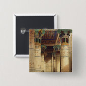 Ansicht unter den großartigen Portico, Philae Button (Vorne & Hinten)