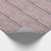 Ansicht vom Dach schichtet Nahaufnahmebraun Geschenkpapier (Ecke)