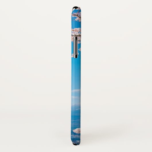 Ansicht vom Fujisan mit Kirschblüten Case-Mate iPhone Hülle (Hinten/Rechts)