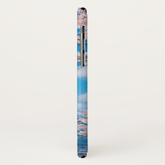 Ansicht vom Fujisan mit Kirschblüten Case-Mate iPhone Hülle (Hinten/Links)