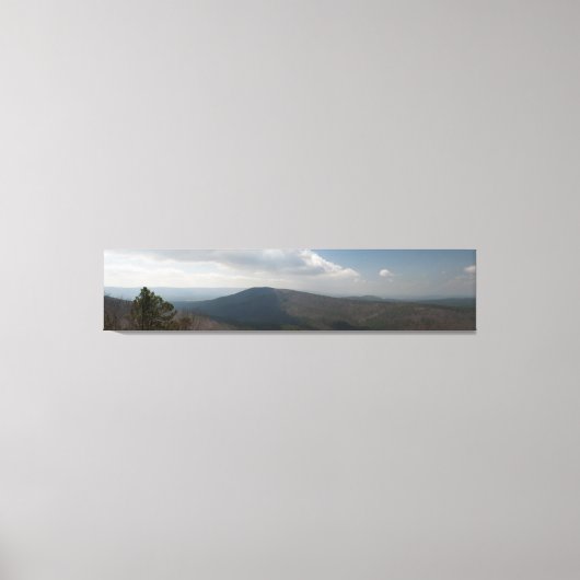 Ansicht vom Landschaftlichen Talimena-Laufwerk, OK Leinwanddruck (Vorderseite)