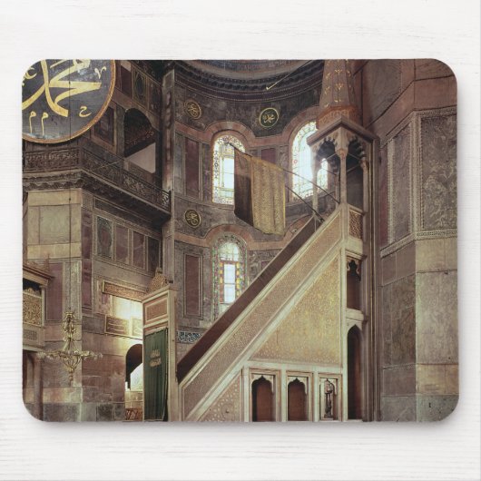 Ansicht vom minbar, 6. Jahrhundert Mousepad (Vorne)