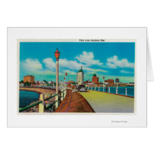 Ansicht vom Regenbogen-Pier, Long Beach