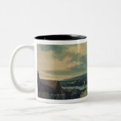 Ansicht vom Schloss, 1753-55 Zweifarbige Tasse (Links)