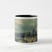 Ansicht vom Schloss, 1753-55 Zweifarbige Tasse (Mittel)