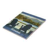 Ansicht von Adirondack Stühlen im Adirondacks, NY Fliese (Seite)