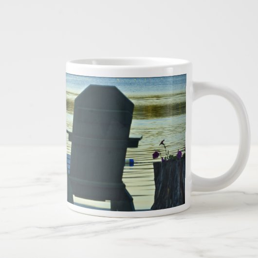 Ansicht von Adirondack Stühlen im Adirondacks, NY Jumbo-Tasse (Rechts)